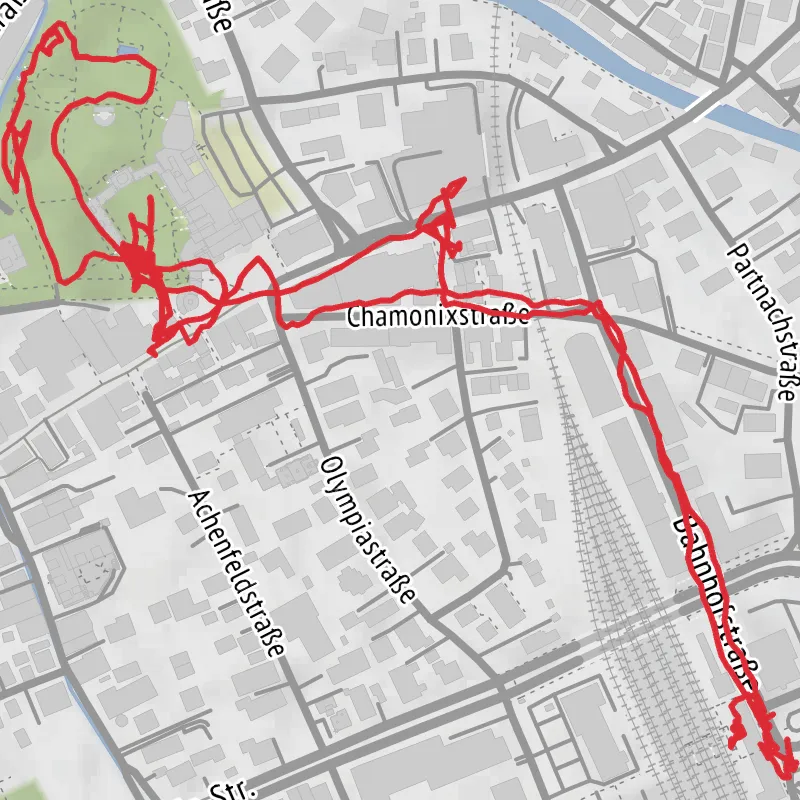 Hike from Garmisch-Partenkirchen mobile static map