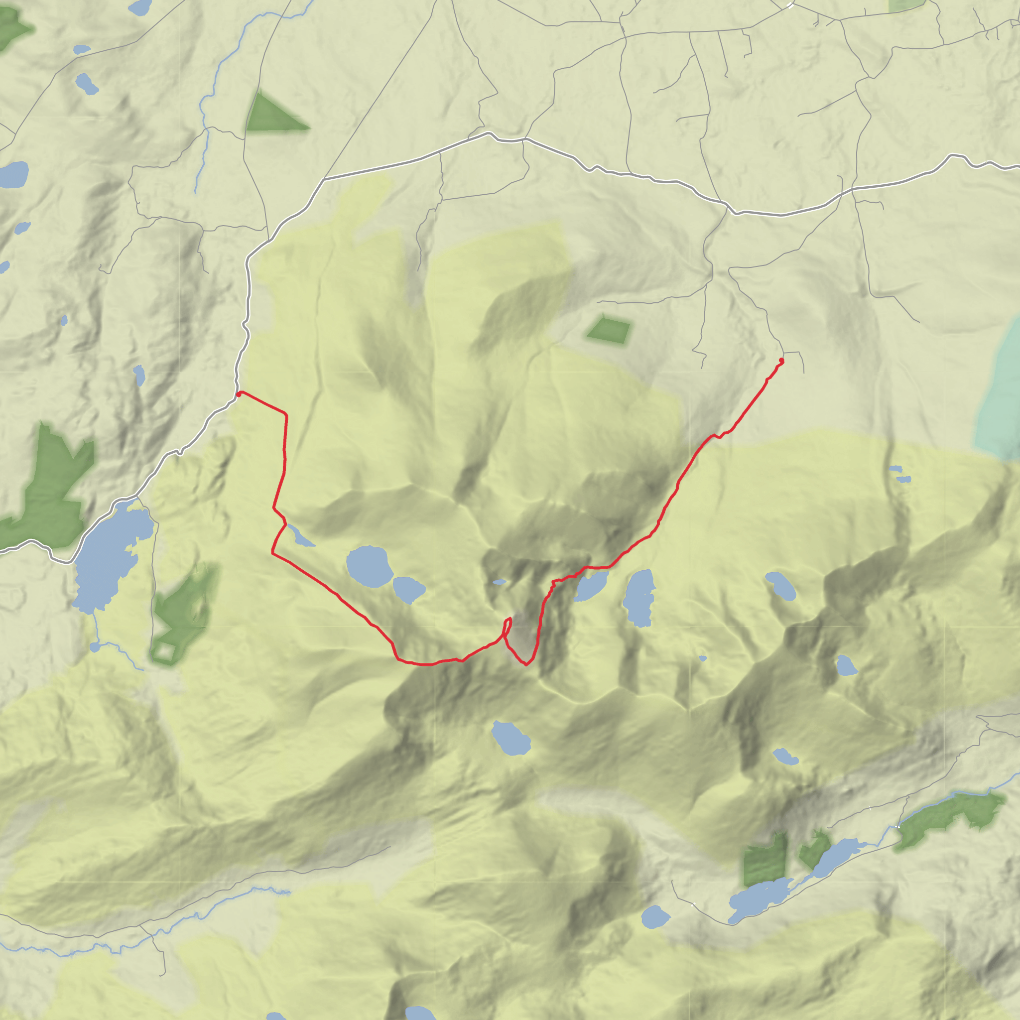 Caher - Carrauntoohil - Heavenly Gates mobile static map
