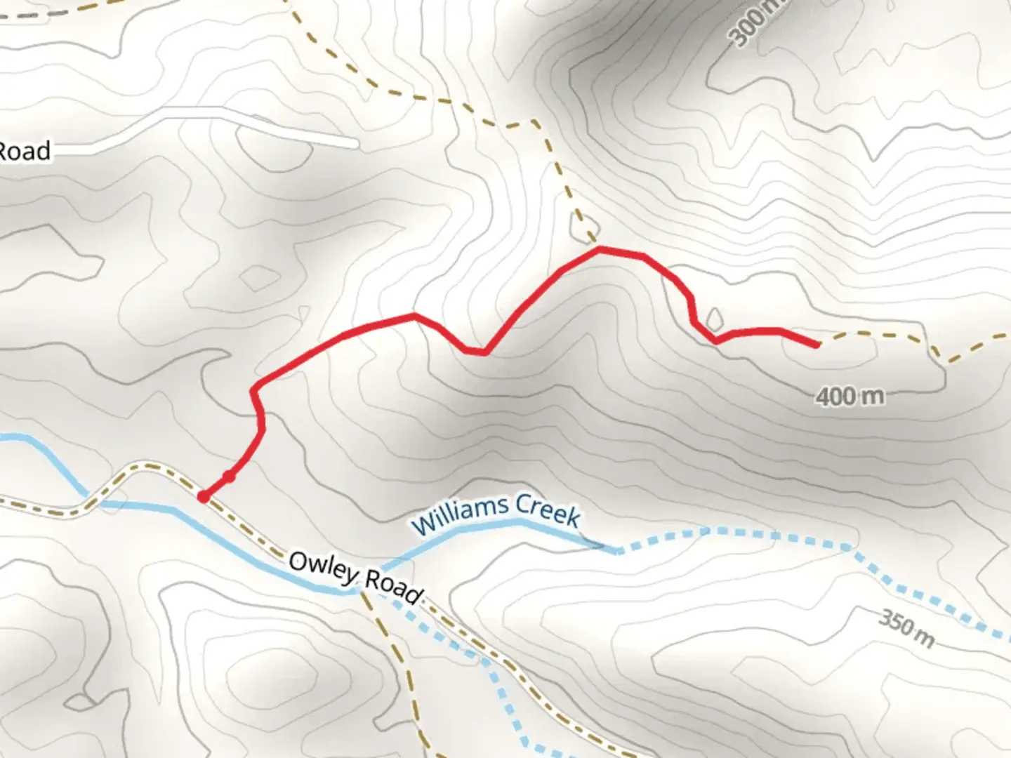 An image depicting the trail Owley Road North Walk and its surrounding area.
