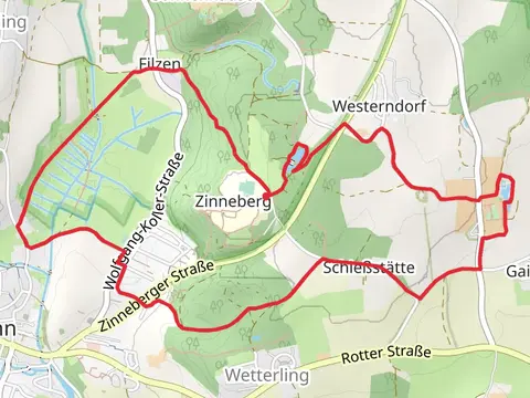 Zinneberger Schlossweiher via Wanderweg Glonn