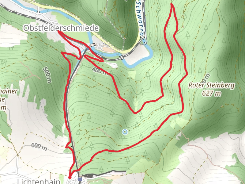 Olitaetenwanderweg Mittelachse