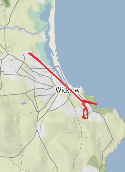 County Wicklow Running mobile static map