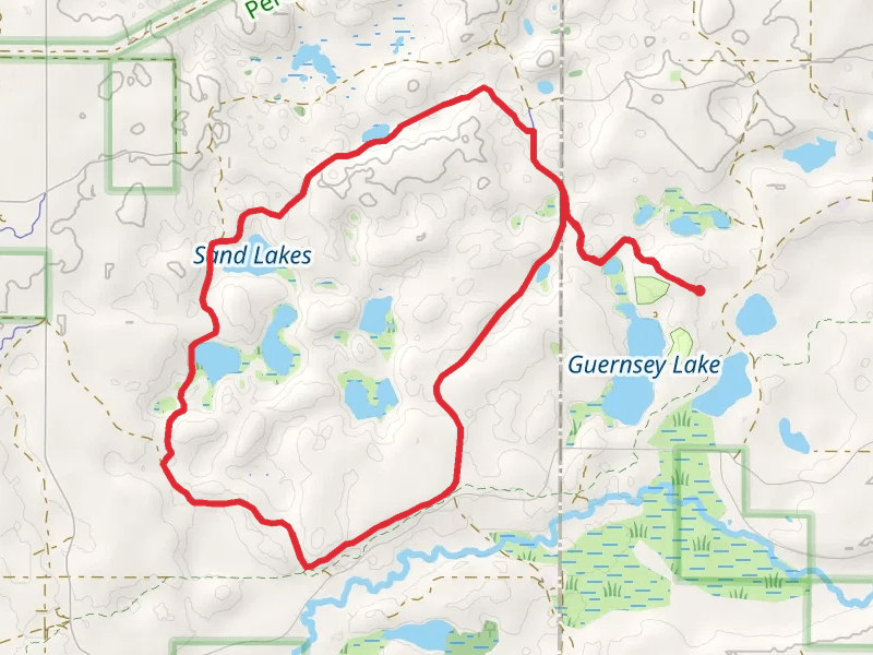 North Country National Scenic Trail and Sand Lake Loop