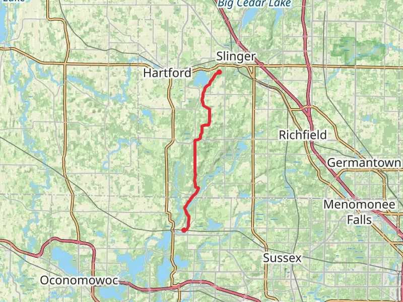 Pike Lake via Ice Age Trail