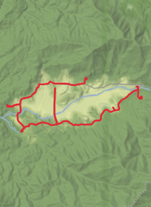 Cade’sRide And Hike  Cove  mobile static map