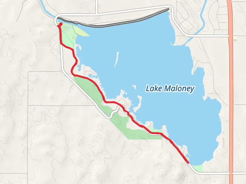 West Lake Road and Lake Maloney Trail