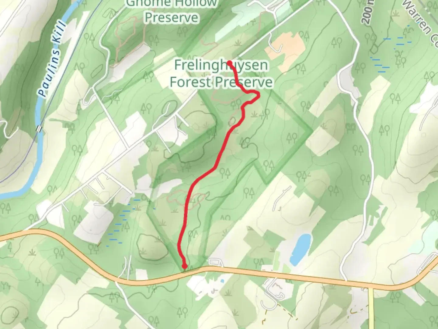 An image depicting the trail Yellow Trail and its surrounding area.
