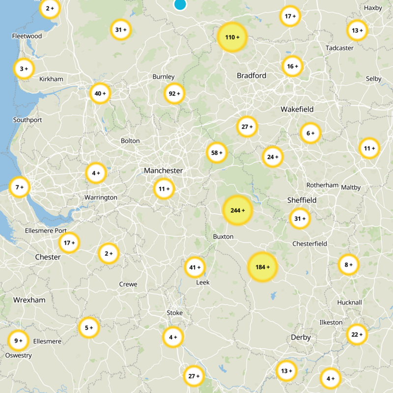 Greater Manchester Static Map