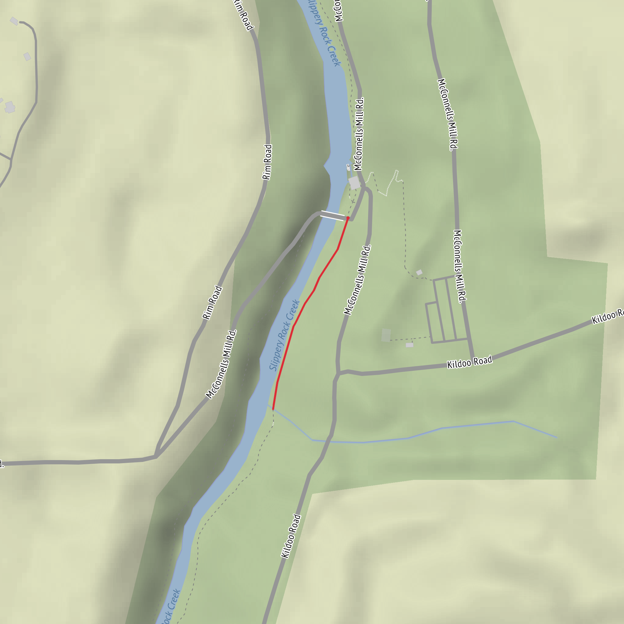 Kildoo Falls mobile static map
