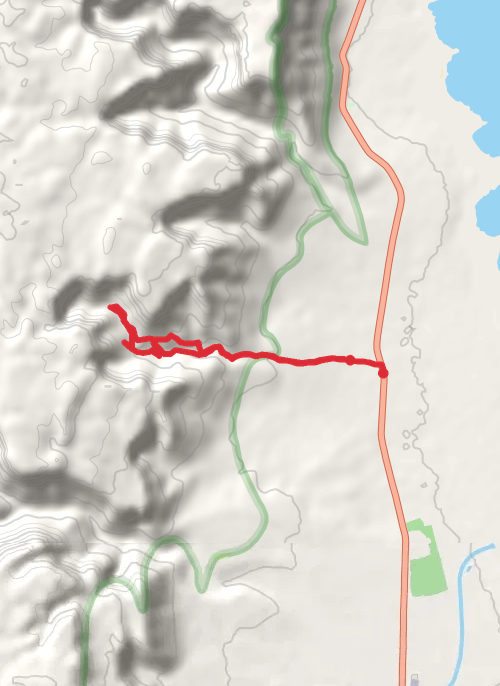 הליכה בשטח mobile static map