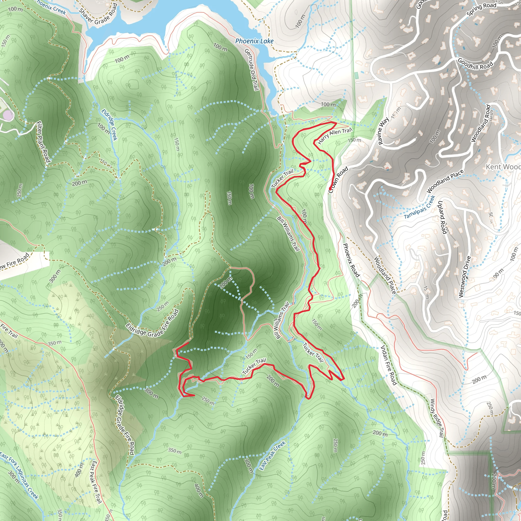 Tucker Trail mobile static map