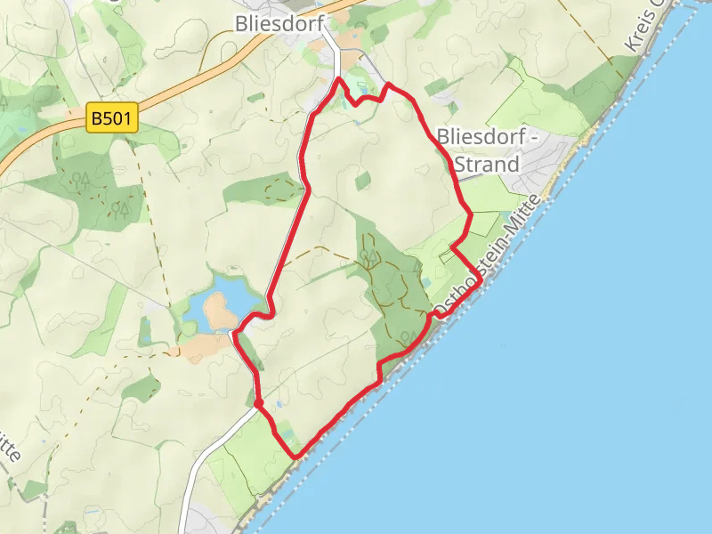 Küstenradweg and Gokart-Rallyestrecke Loop