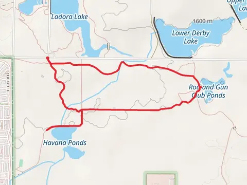 Havana Ponds and Rod and Gun Club Ponds Loop