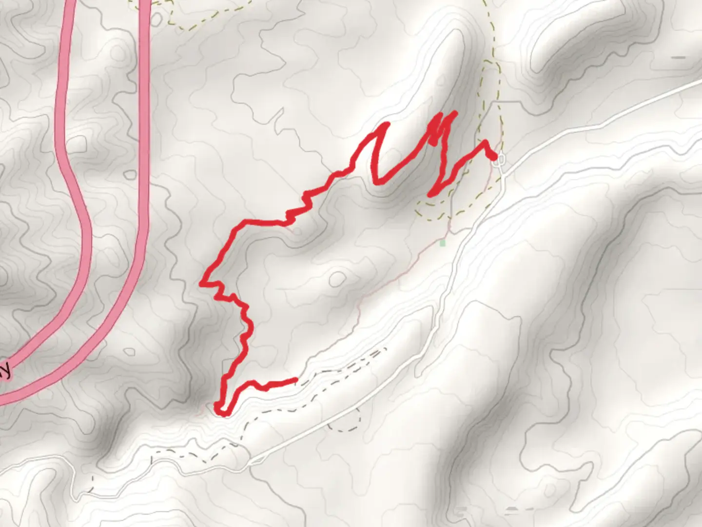 An image depicting the trail Copper Falls Trail and its surrounding area.