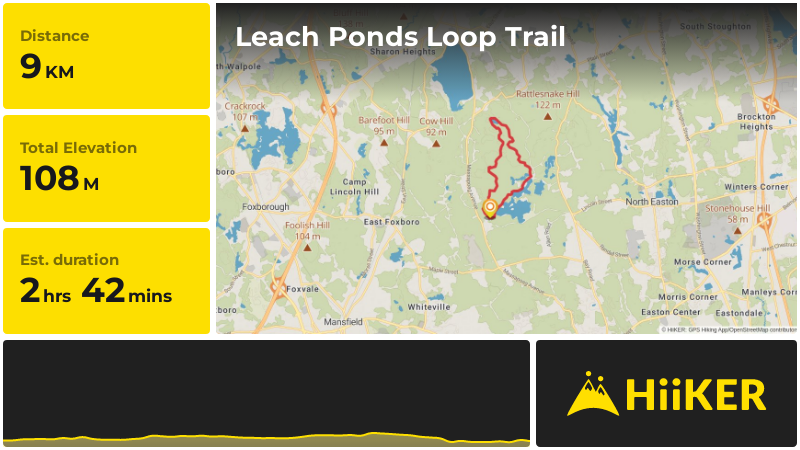 Leach Ponds Loop Trail | Bristol County | Massachusetts