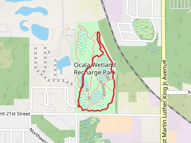 Ocala Wetland Recharge Park Loop
