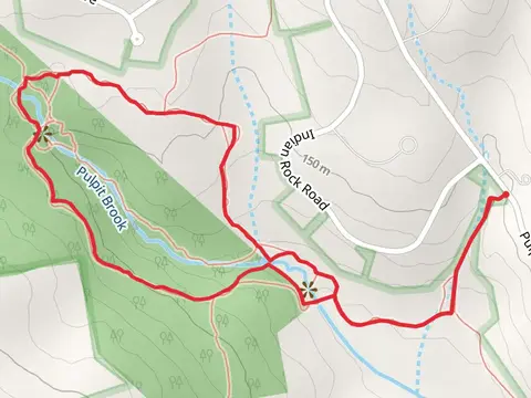 Pulpit Rock Conservation Area from Pulpit Road
