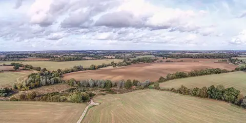 Clothall and Roe Green from Wallington