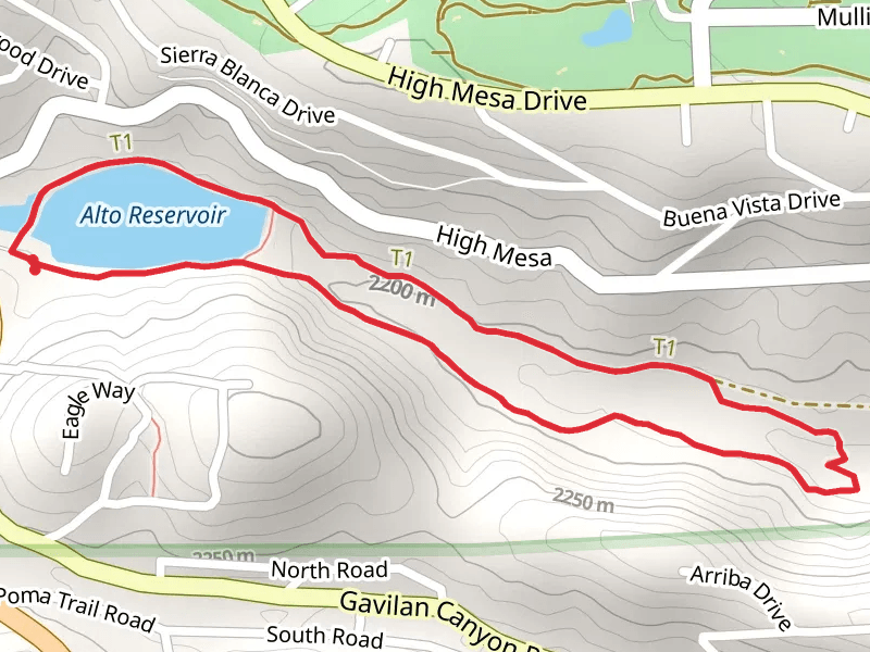 Alto Reservoir and Alto Eagle Creek Loop Trail