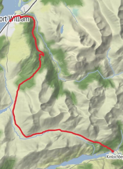 Highlands Walking mobile static map