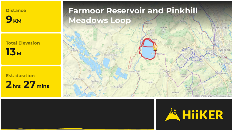 Farmoor Reservoir and Pinkhill Meadows Loop | Oxfordshire | England
