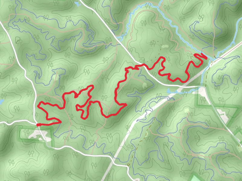 Wild Turkey Trail via Tipple Top Trail