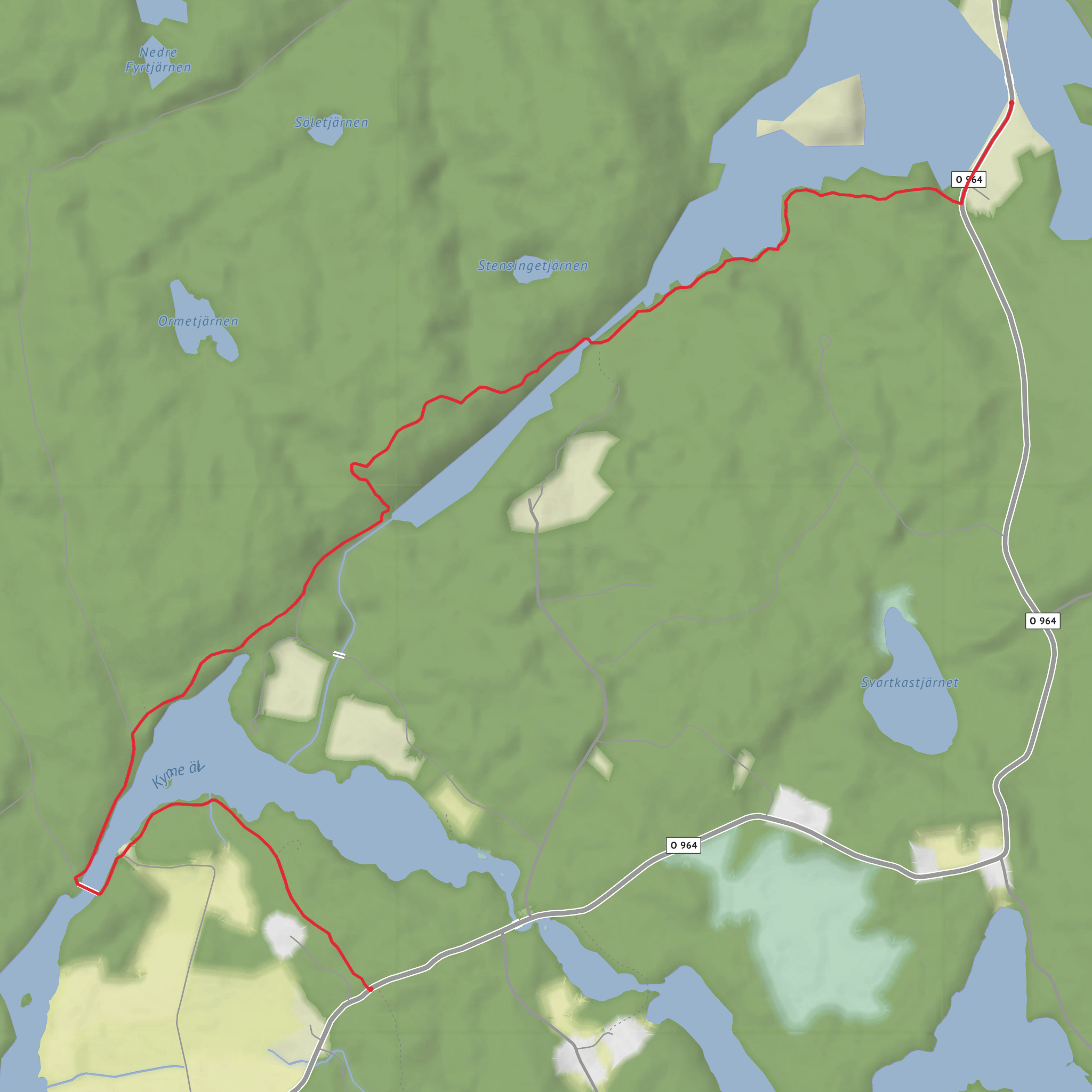 Bohusleden Trail stage 7 mobile static map