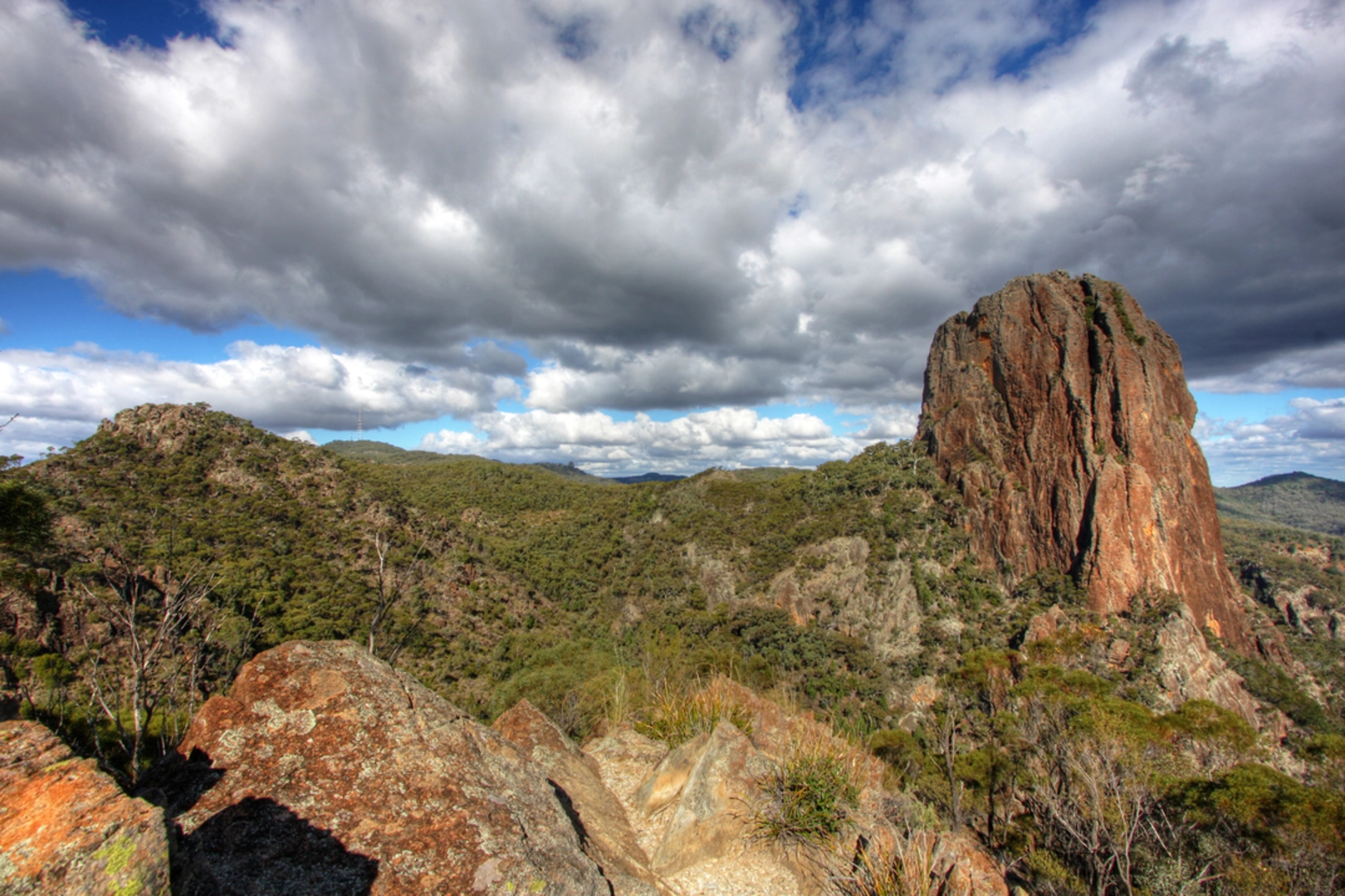 An image depicting the trail Belougerie Flats Loop Trail and its surrounding area.