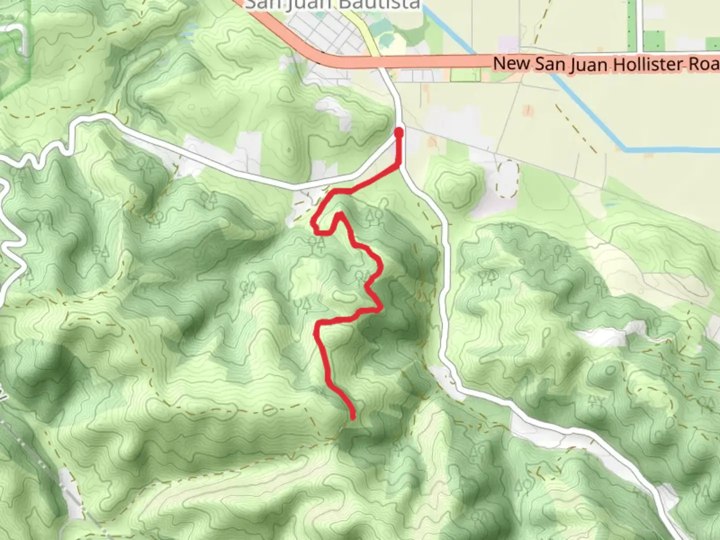 An image depicting the trail Juan Bautista De Anza National Historic Trail and its surrounding area.