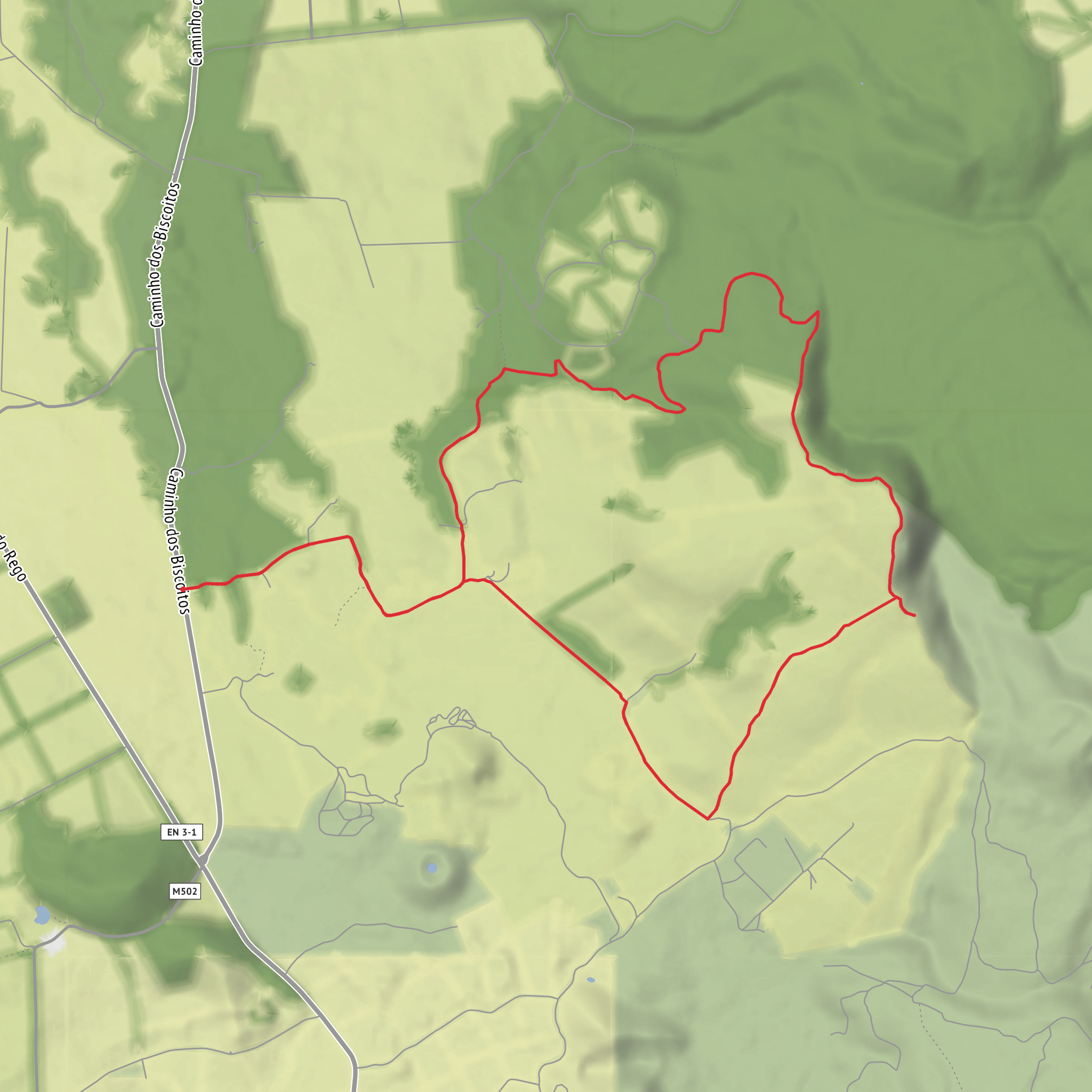 Rocha do Chambre Loop mobile static map