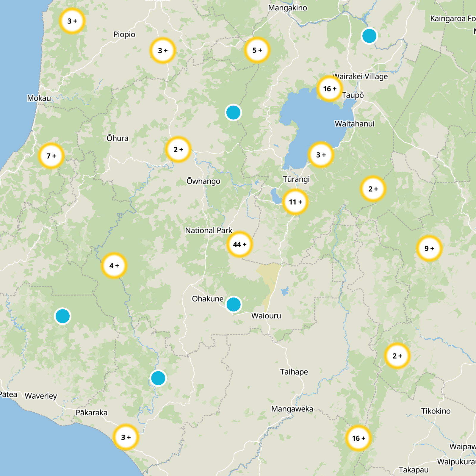 Ruapehu Static Map