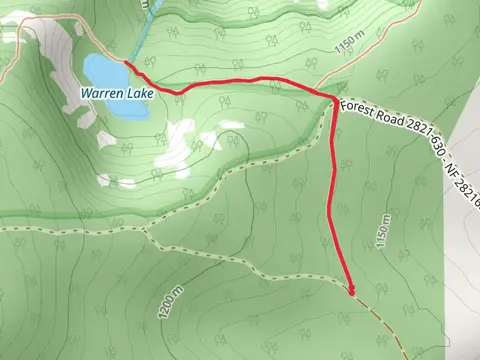 Warren Lake via Mitchell Point Trail