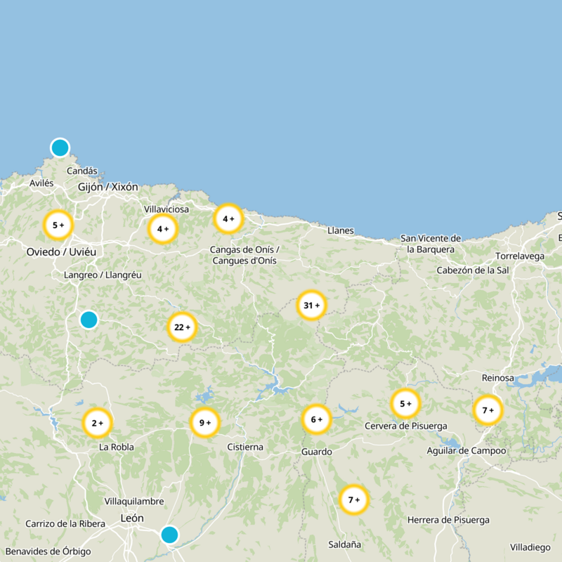 Cangas de Onís Static Map
