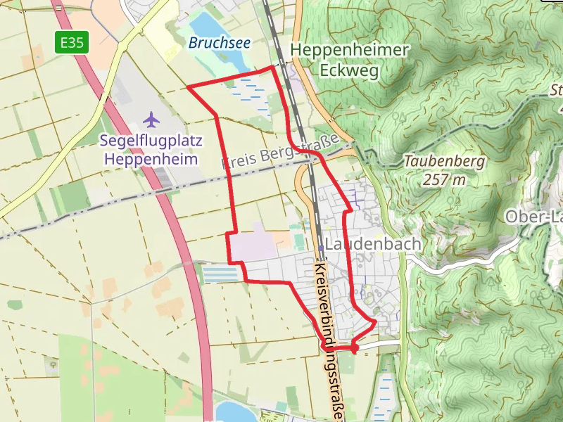 Bruchsee from Suedspange