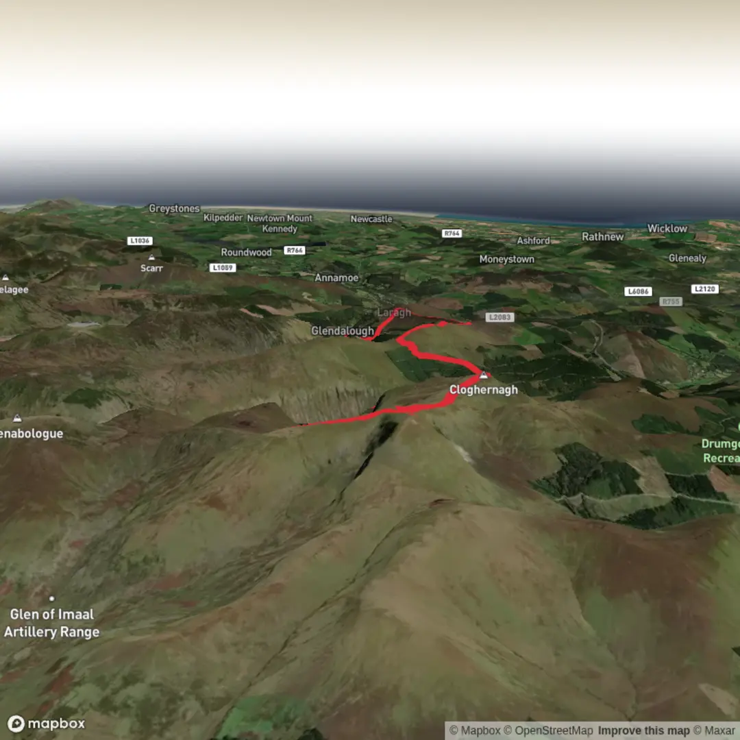 An image depicting the trail Arts lough camp and its surrounding area.