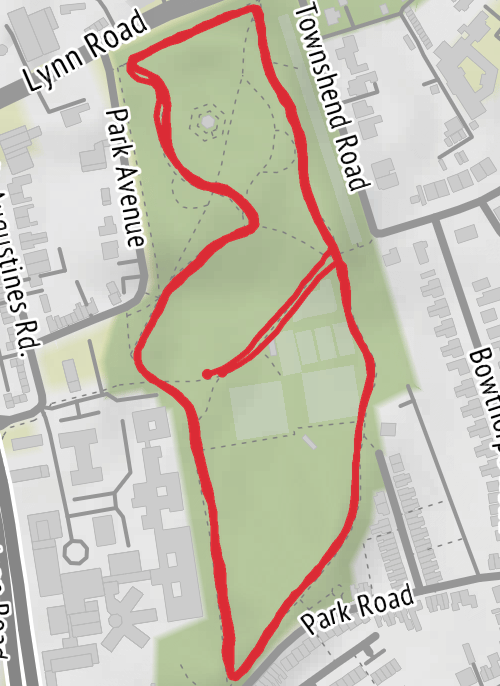 Fenland Running mobile static map