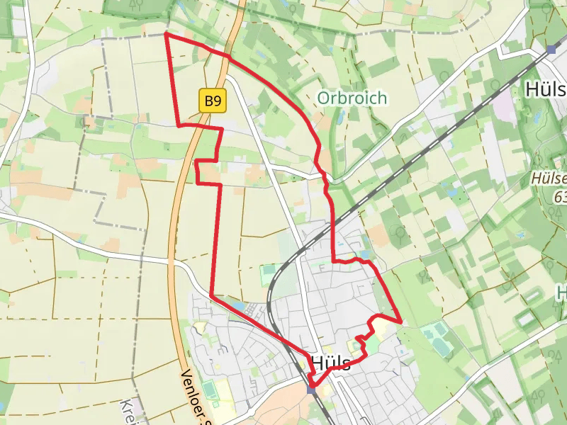 Huls Loop via Orbroich and Hulser Ruine