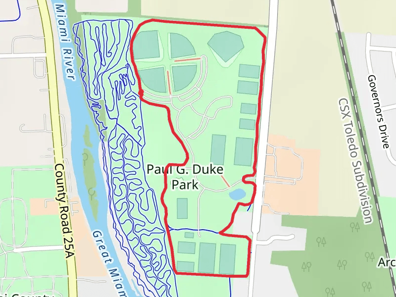Paul G Duke Park Loop - East