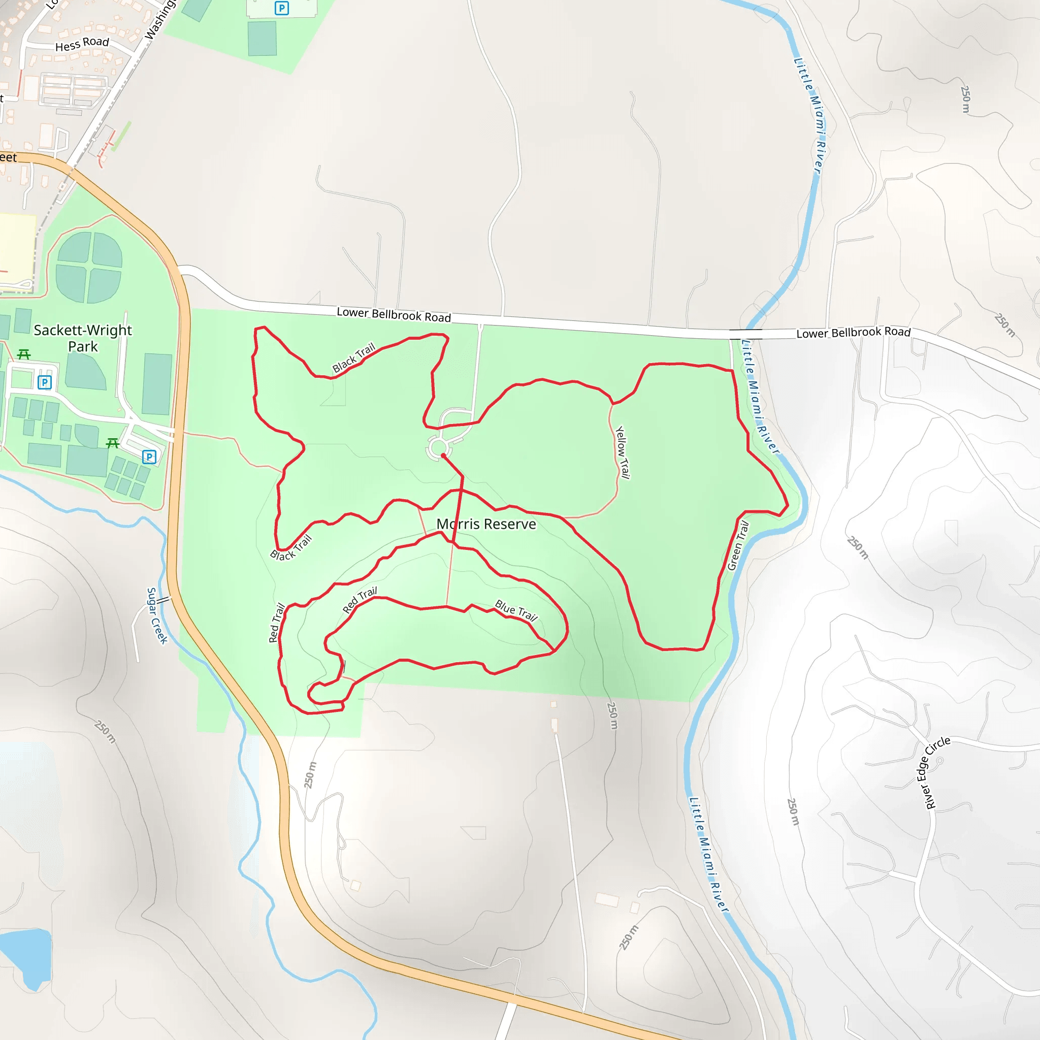 Lower Bellbrook Road Loop - South mobile static map