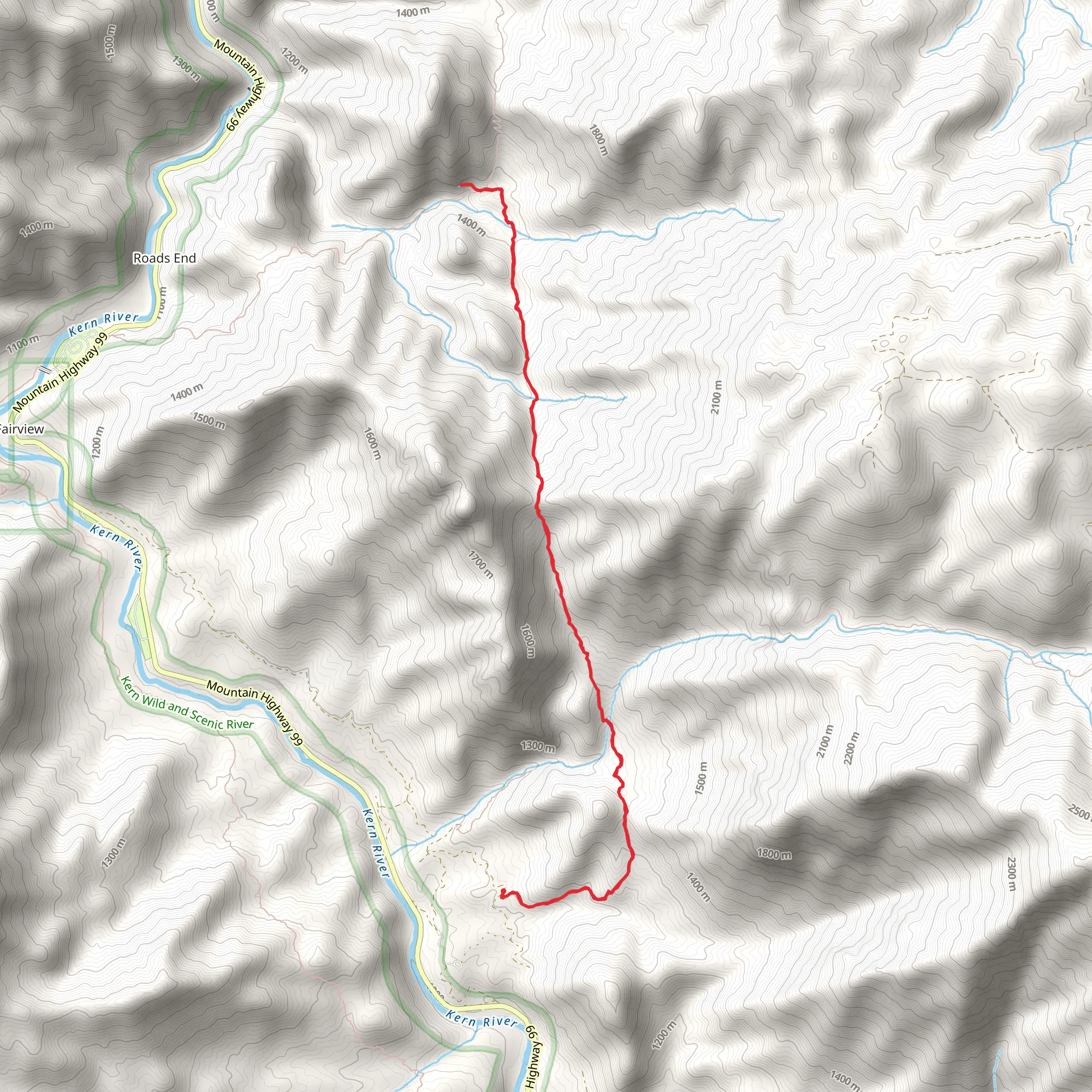 Rincon Trail mobile static map