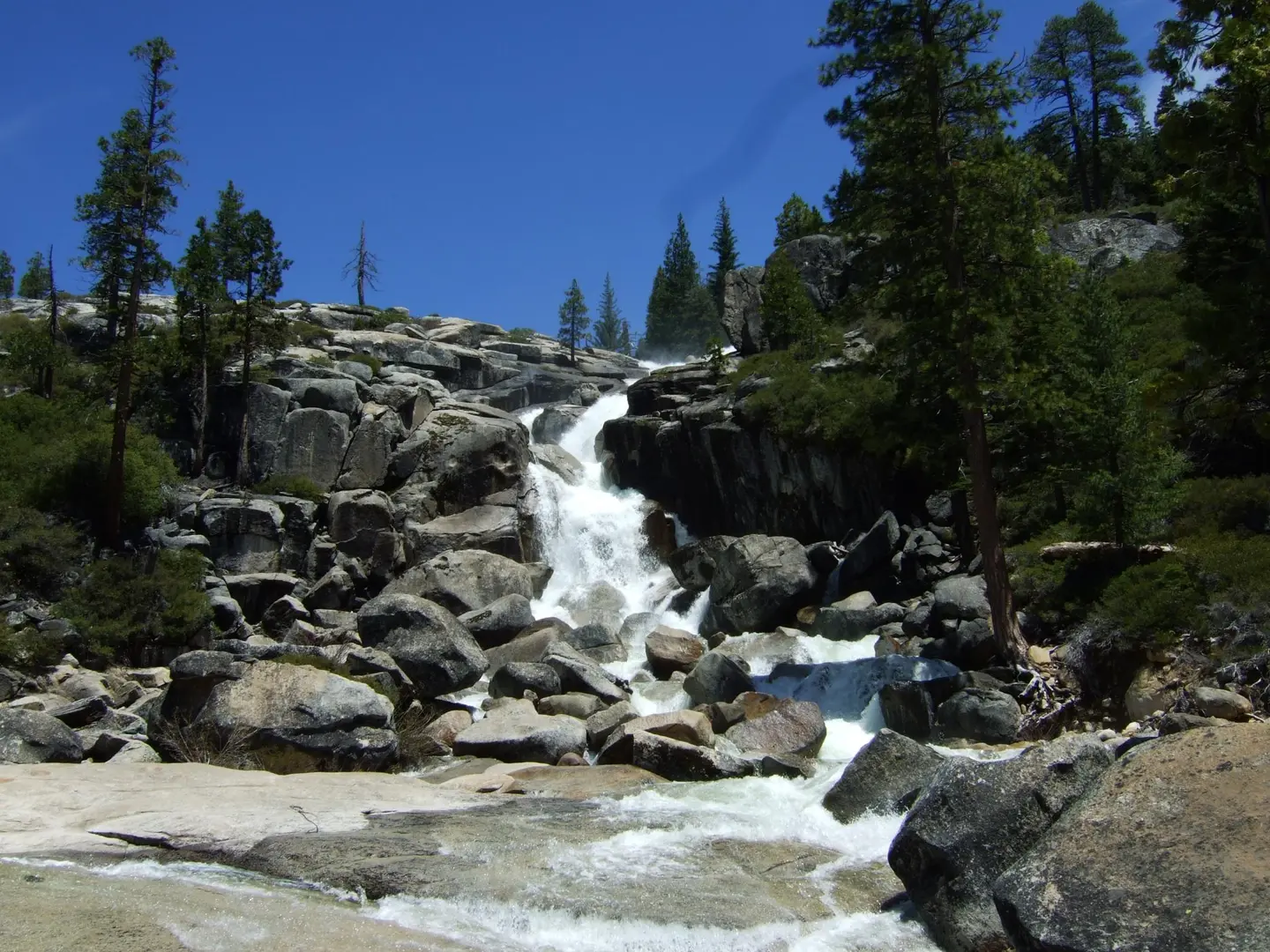 An image depicting the trail Bassi Fork and its surrounding area.