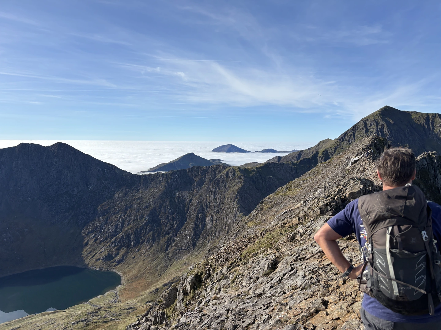 An image depicting the trail Welsh 3000s (Precision Traverse) and its surrounding area.