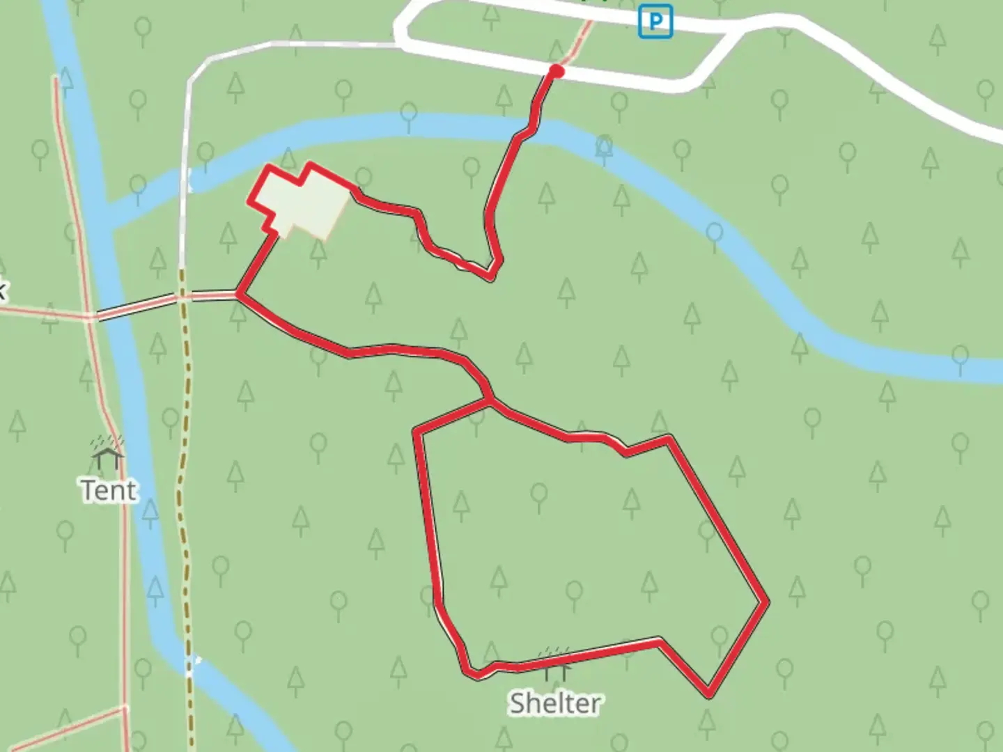 An image depicting the trail Cypress Creek Loop Trail and its surrounding area.