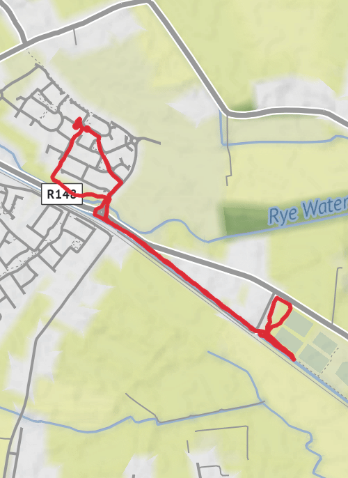 County Kildare Walking mobile static map