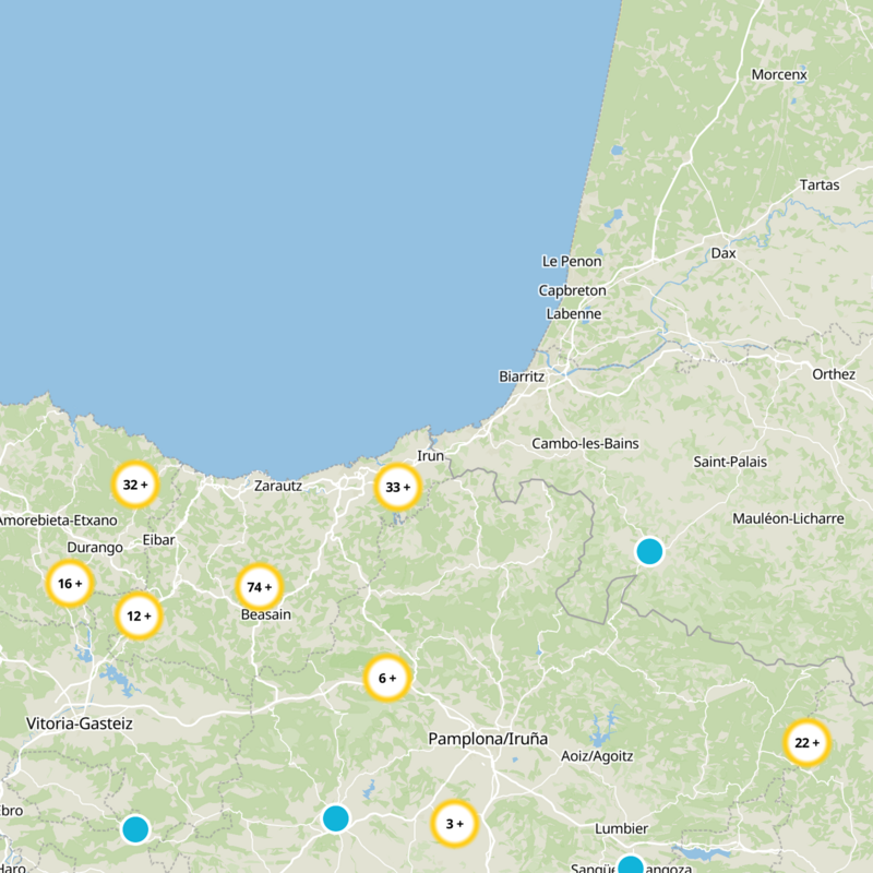 Hendaye Static Map