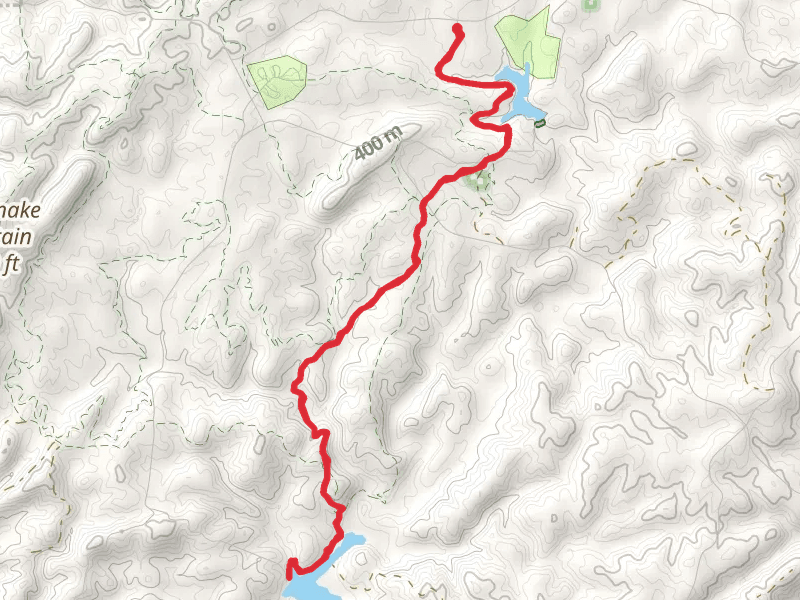 Choccolocco Creek Lake Number 7 via Pinhoti Trail