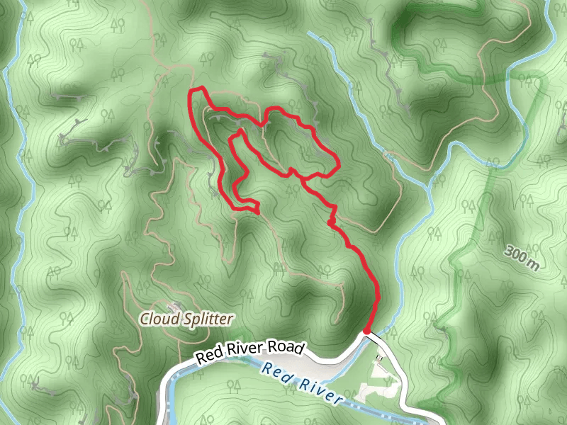 Sheltowee trace NRT and Bison Way Loop Trail