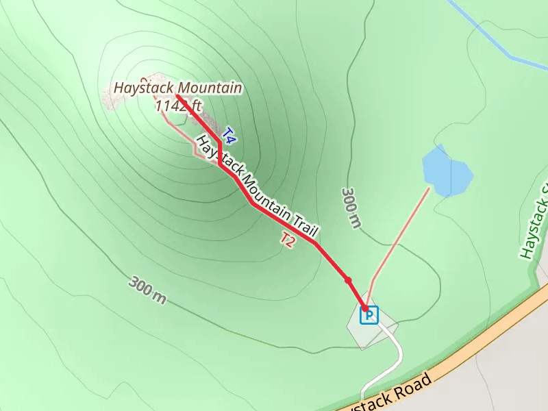 Haystack Mountain from Haystack Road