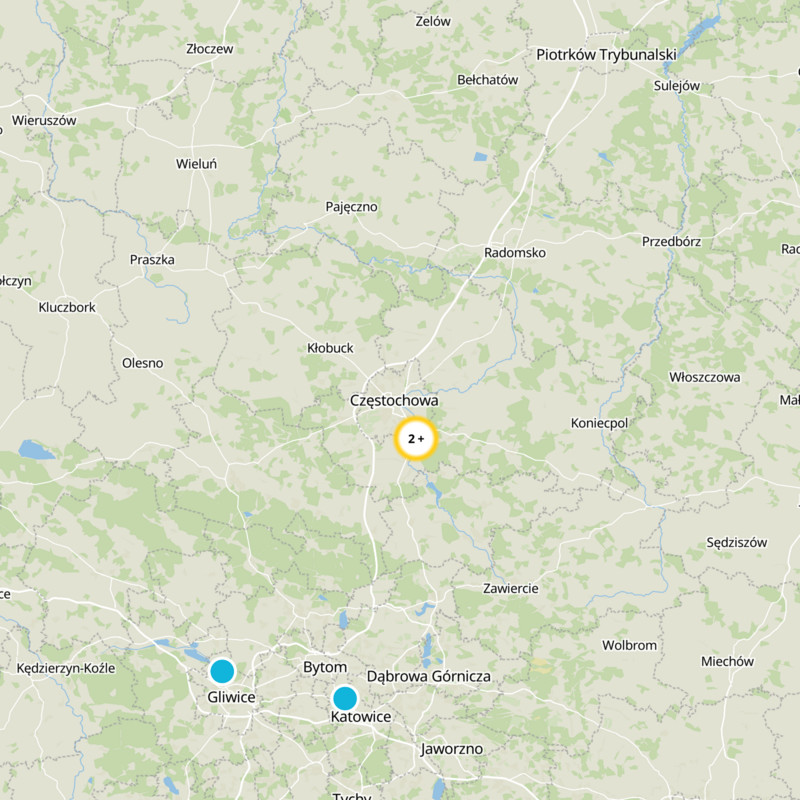 Częstochowa Static Map