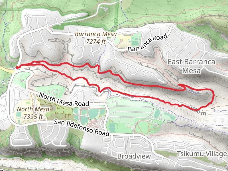 Bayo Bench - Bayo Canyon Loop Trail